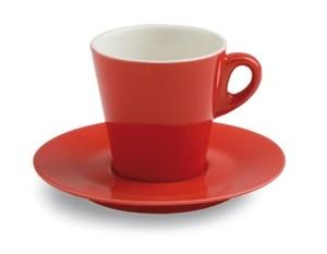 Tazza th con piattino elegant mara red