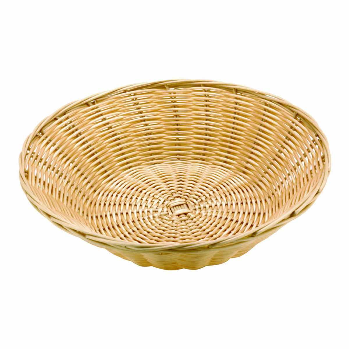 Cesto pane tondo cm.20 poly-rattan