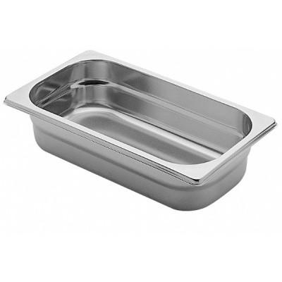 Bacinella gastronorm gn 1/3, h. mm 100 - Acciaio inox