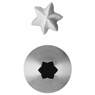 Bocchetta foro stella mm 7 - 6 punte inox