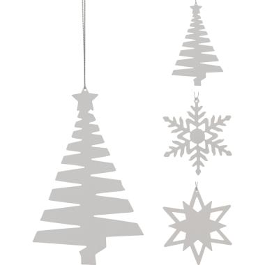 Pendente natale metal 12cm 3as