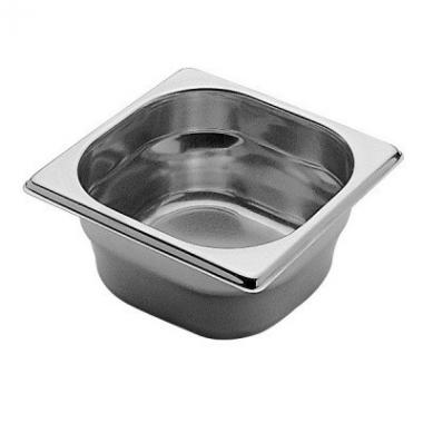 GASTRONORM SOVRAP.1 - 6 H.40 INOX 17,6X16,2 H 4<br />